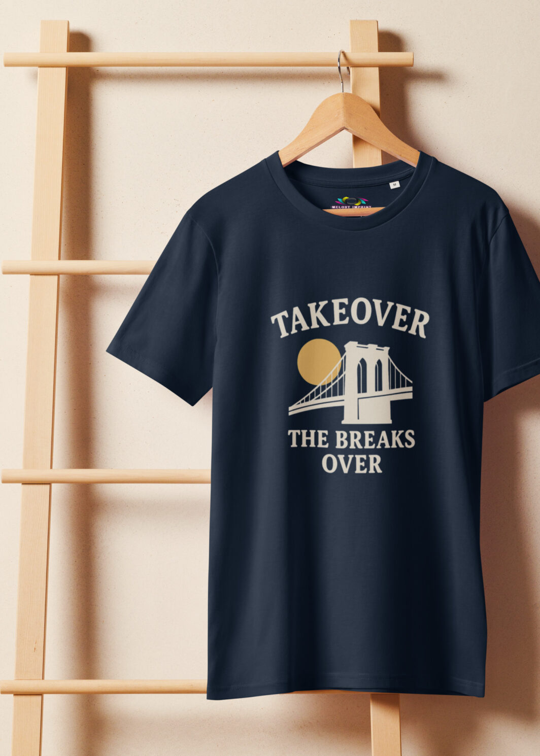 Takeover The Breaks Over – Unisex Organic T-Shirt – Urban Hustle Graphic Tee – Motivational Cotton Shirt – Grind Mindset