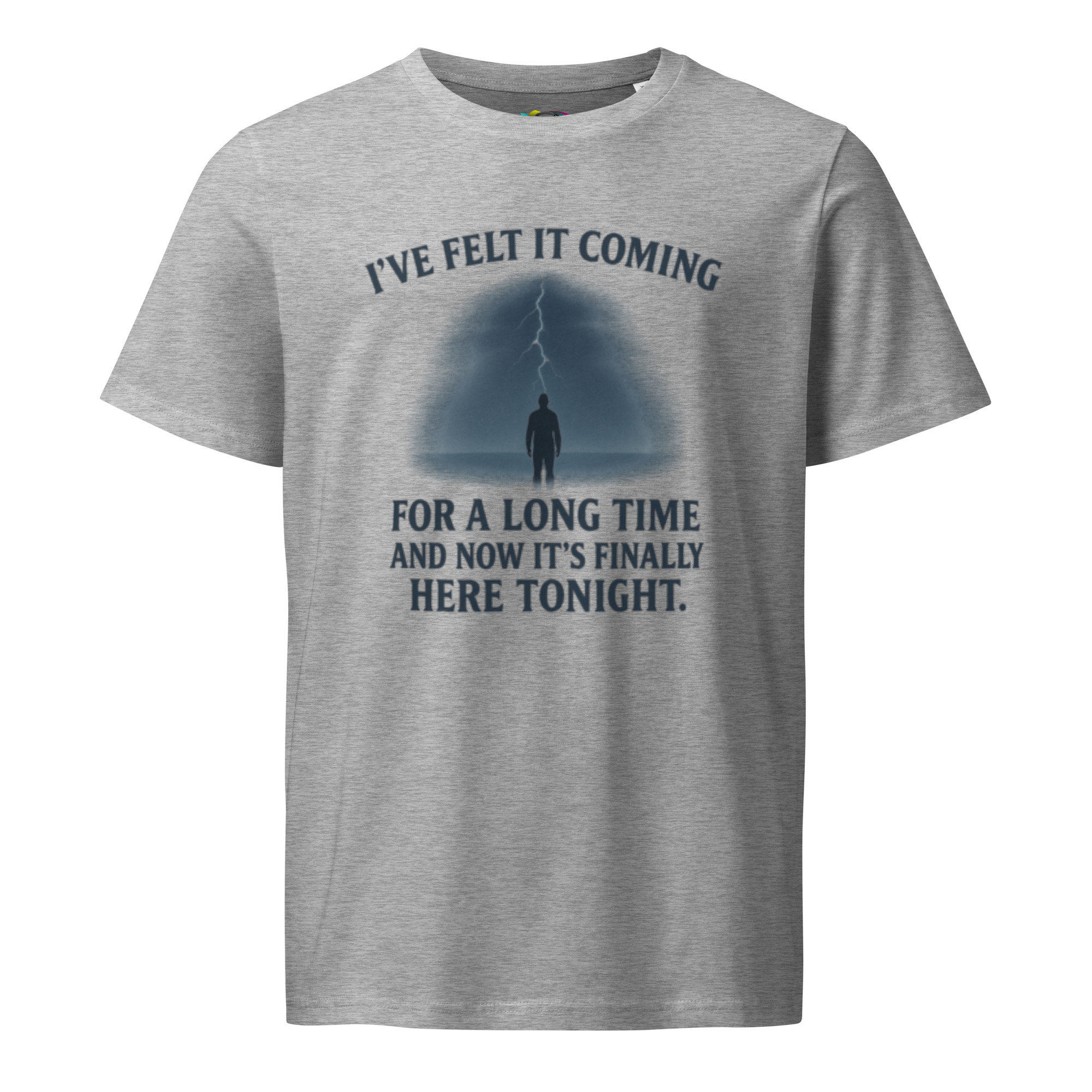 I’ve Felt It Coming – Unisex Organic T-Shirt – Lyric Inspired Emotional Tee – Arrival Quote Shirt – Gift Dreamers Creatives - Image 4