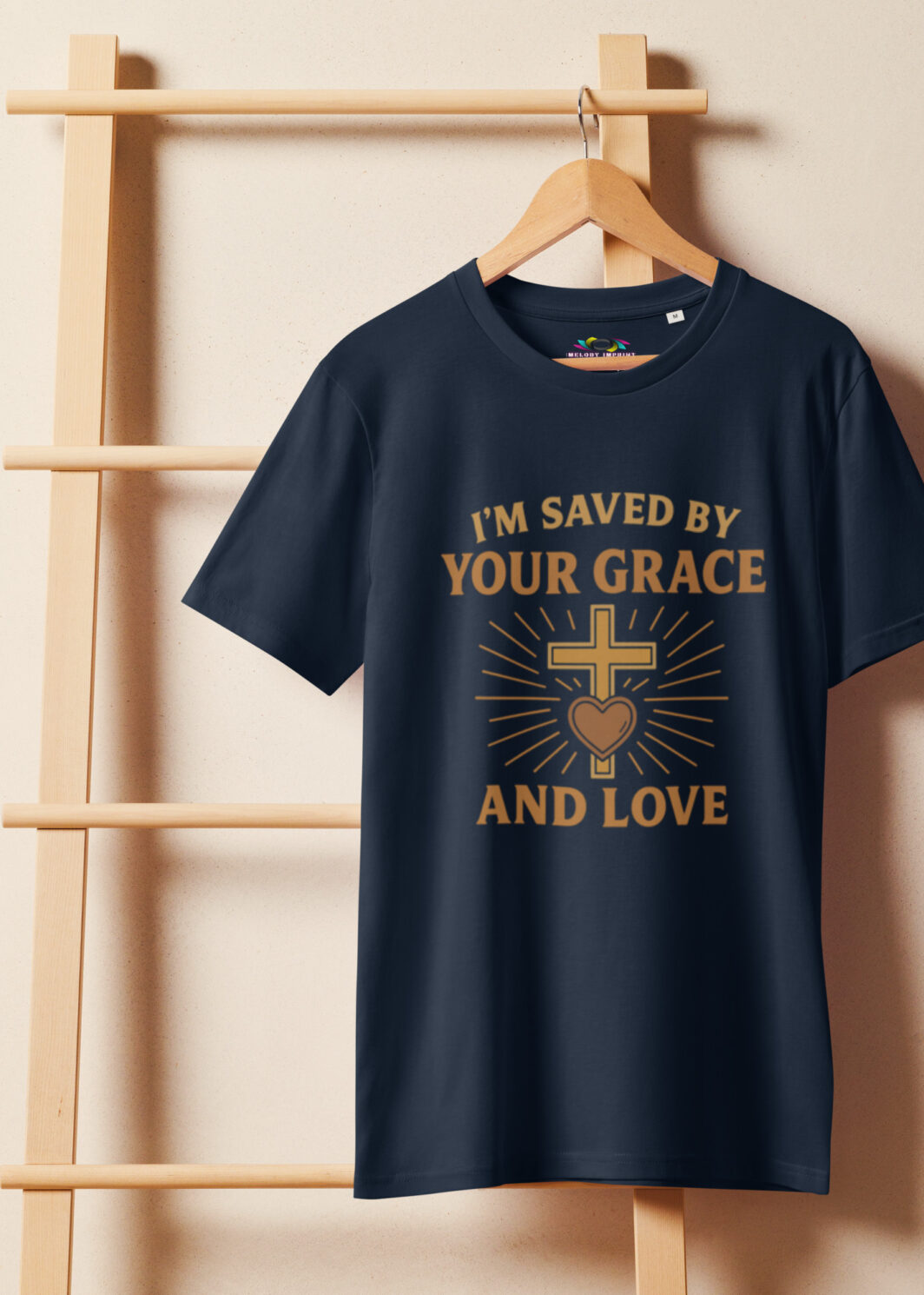 I’m Saved by Your Grace and Love – Faith-Based T-Shirt – Christian Graphic Tee – Religious Cross Shirt – Worship Apparel – Spiritual Gift