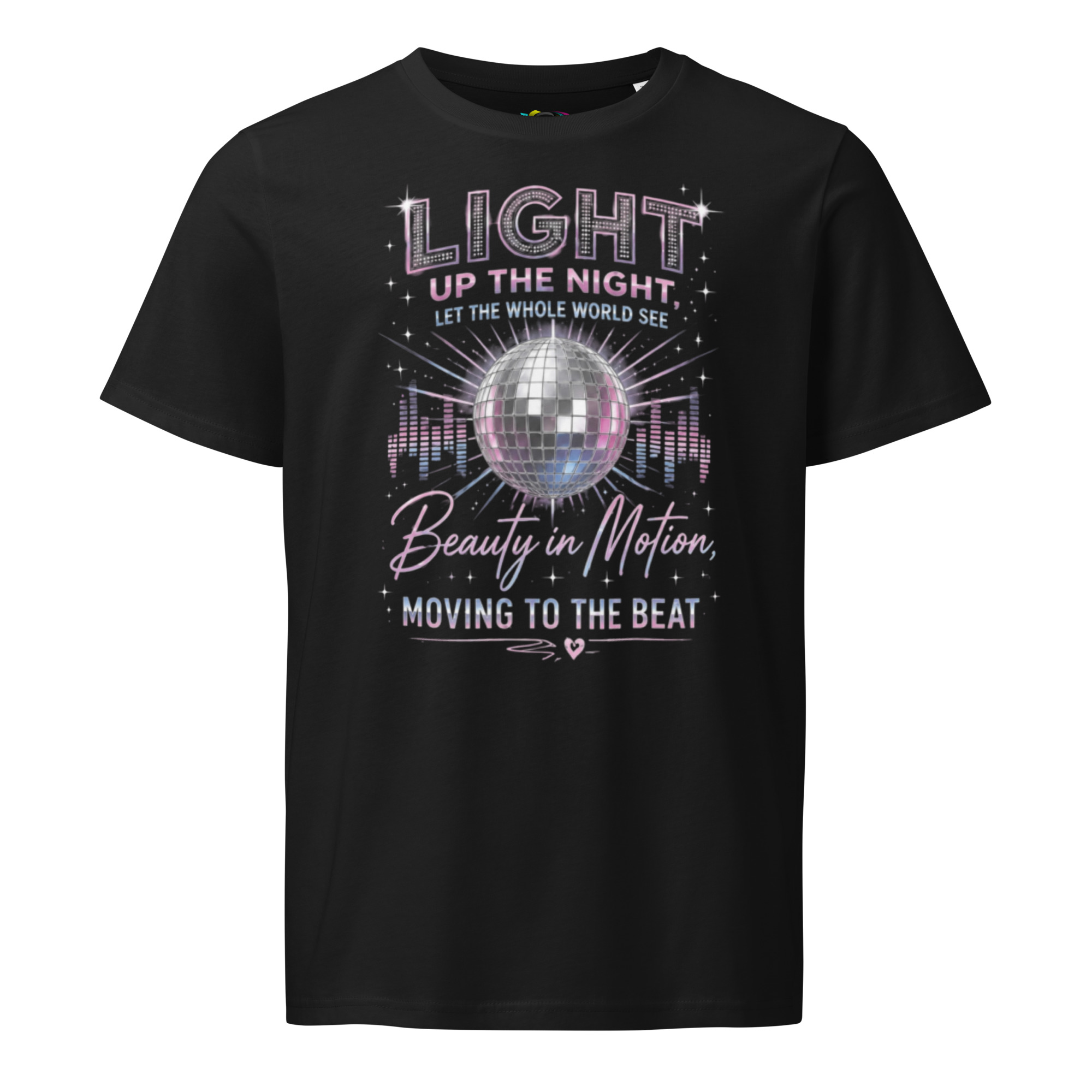 Retro Disco Ball T-Shirt – Music & Dance Graphic Tee (Organic Cotton) - Image 7