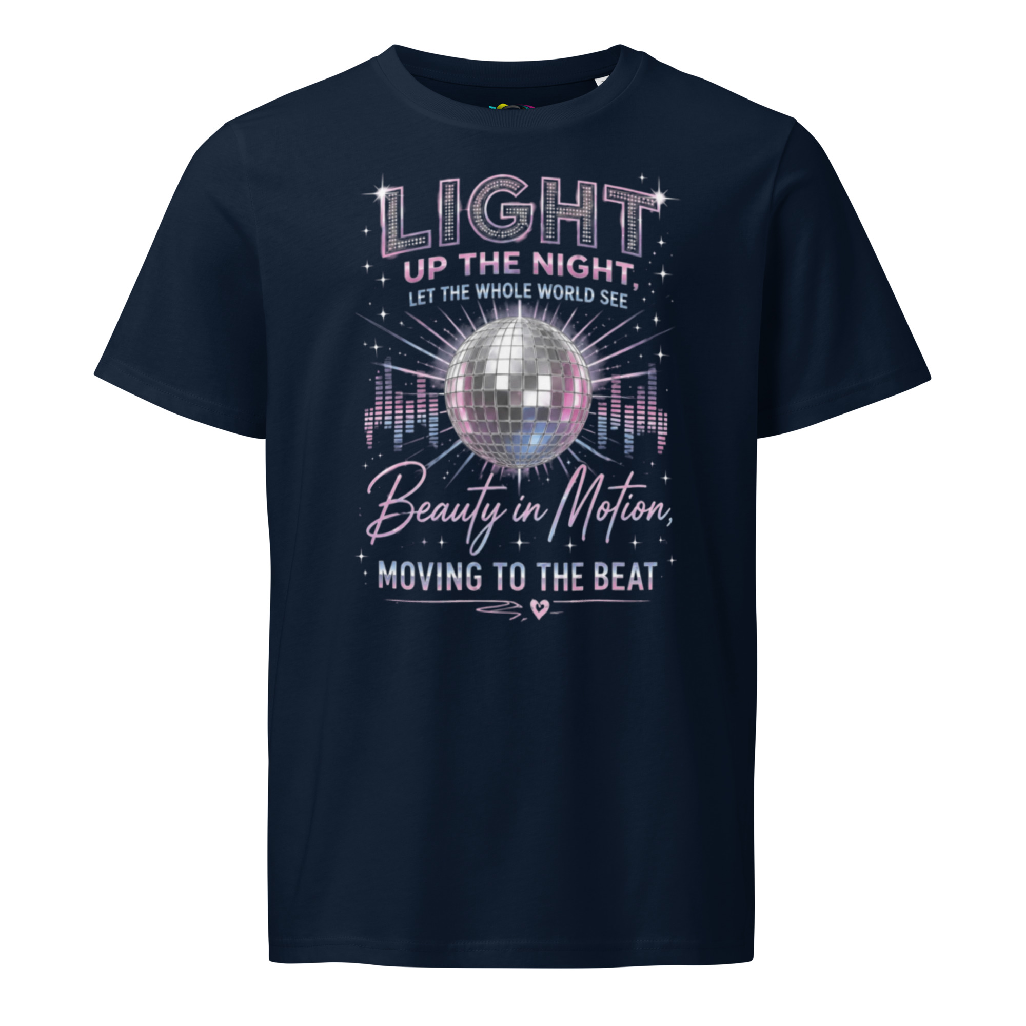 Retro Disco Ball T-Shirt – Music & Dance Graphic Tee (Organic Cotton) - Image 6