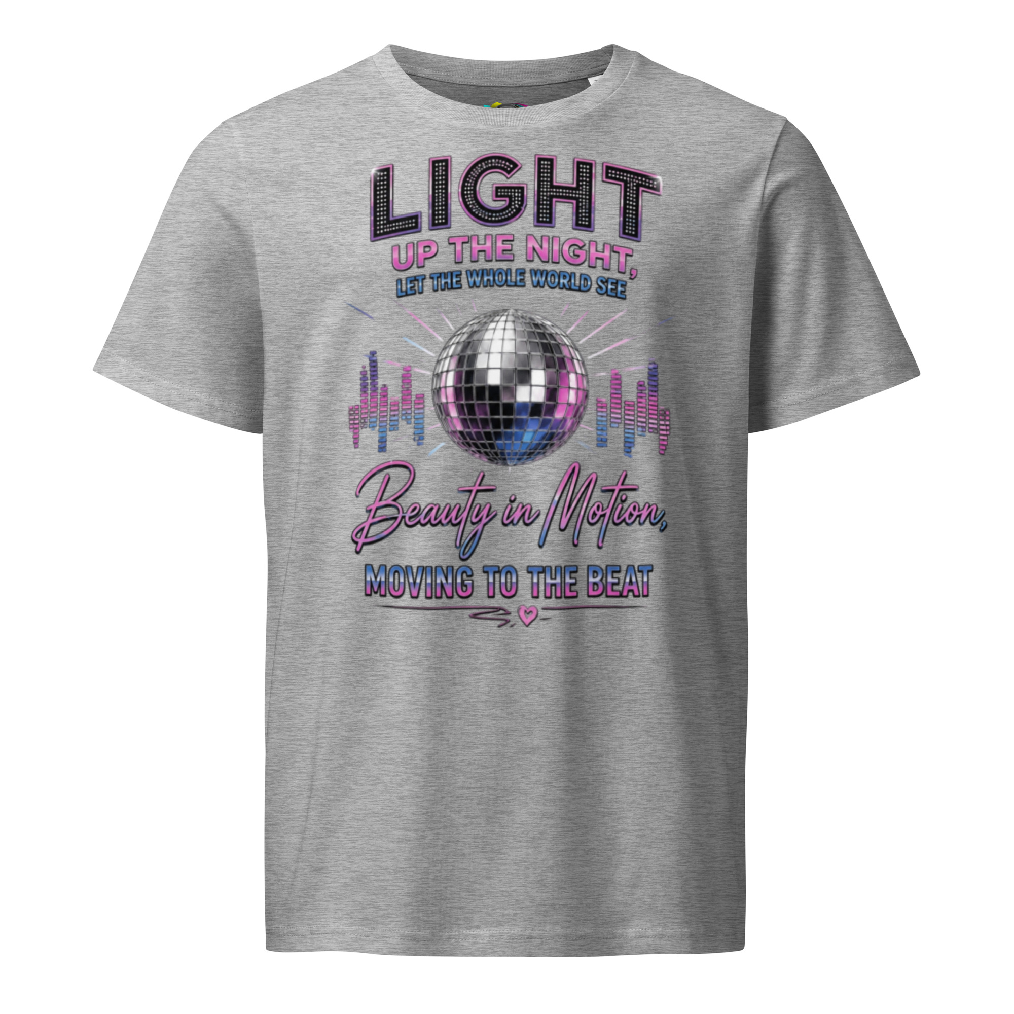 Retro Disco Ball T-Shirt – Music & Dance Graphic Tee (Organic Cotton) - Image 2