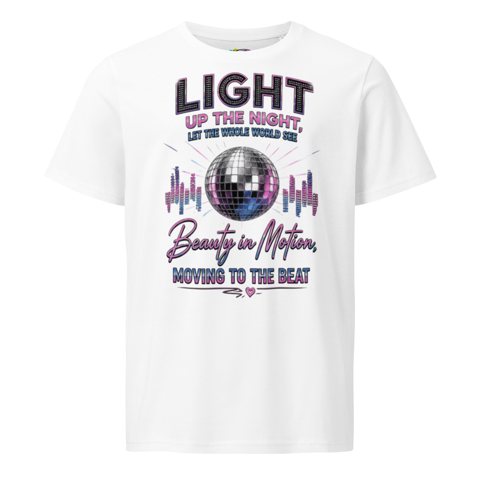 Retro Disco Ball T-Shirt – Music & Dance Graphic Tee (Organic Cotton) - Image 5